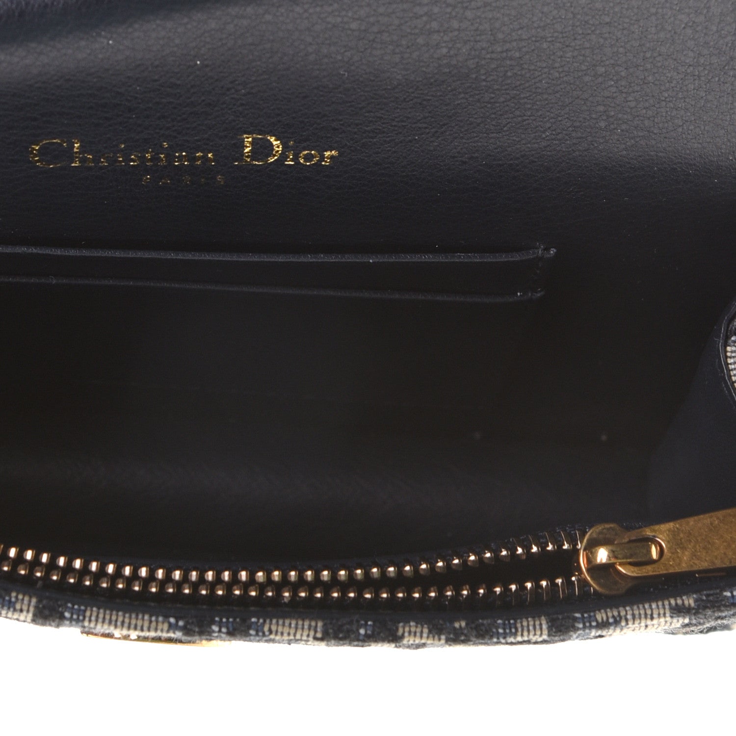 Christian Dior Oblique Saddle Belt Bag Blue 7 of 16