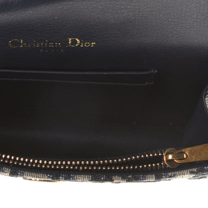 Christian Dior Oblique Saddle Belt Bag Blue 7 of 16