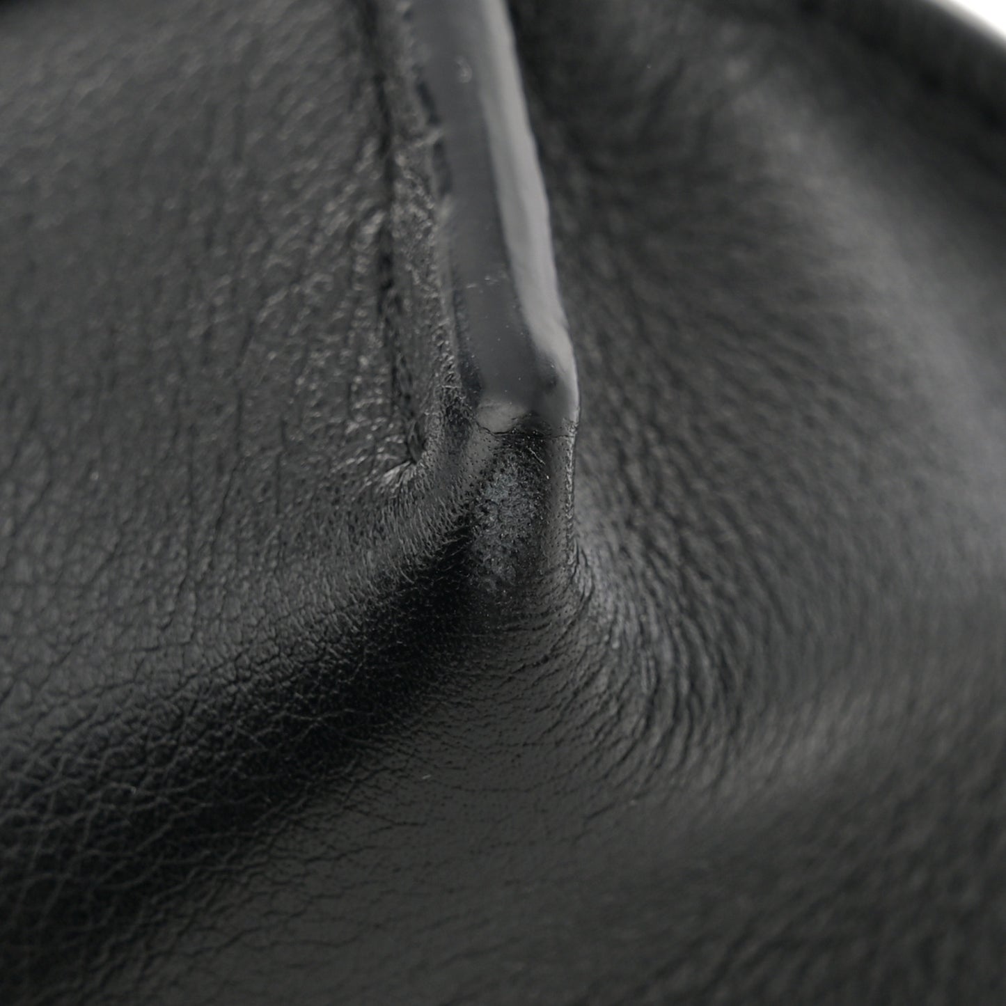Calfskin Mini Flamenco Knot Bag Black