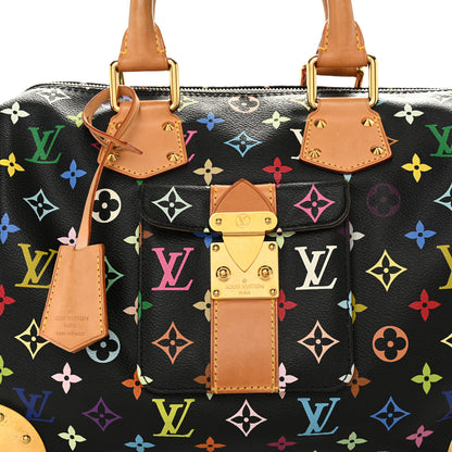 Louis Vuitton Monogram Multicolor Speedy 30 Black 7 of 10