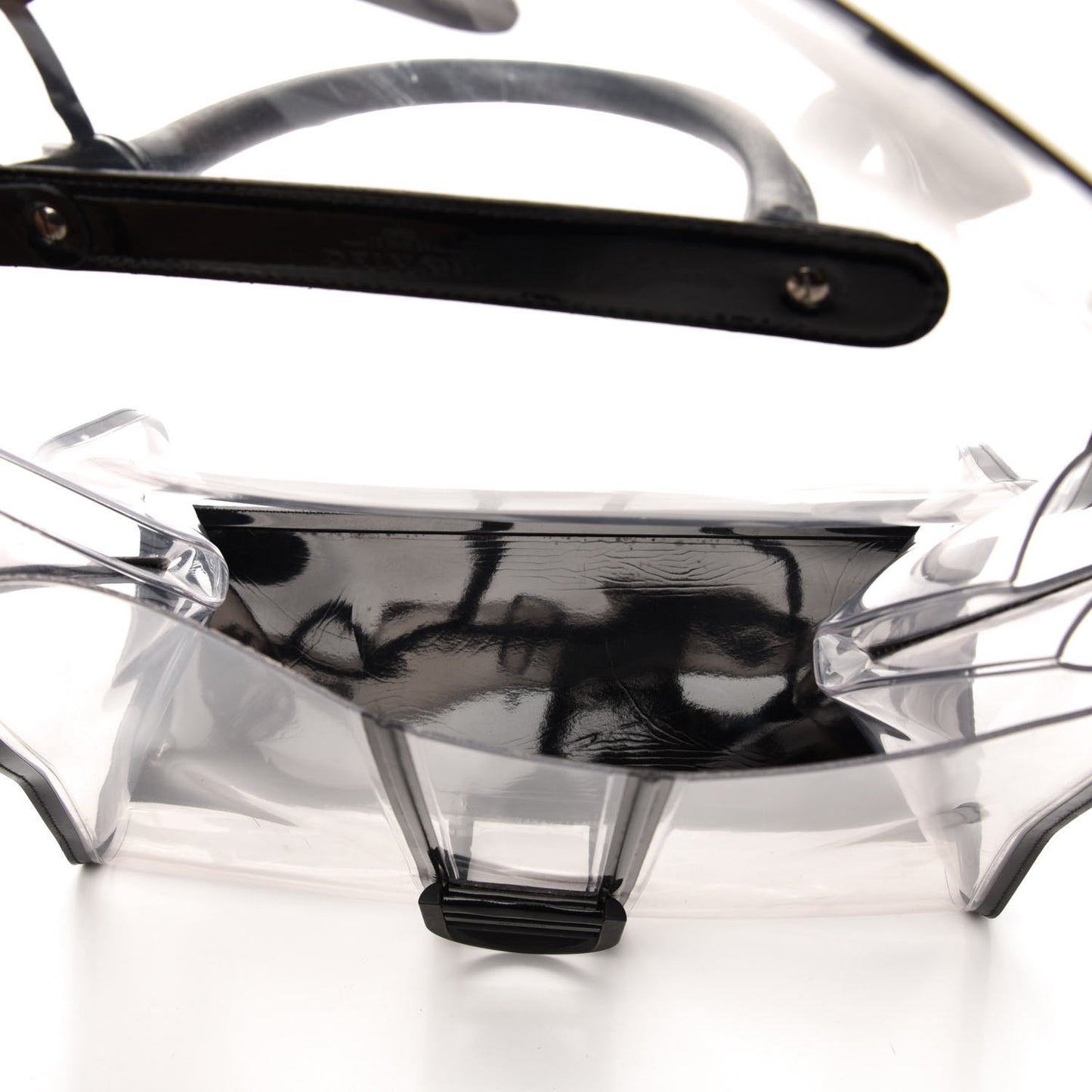PVC X Ray Brillant Satchel Black