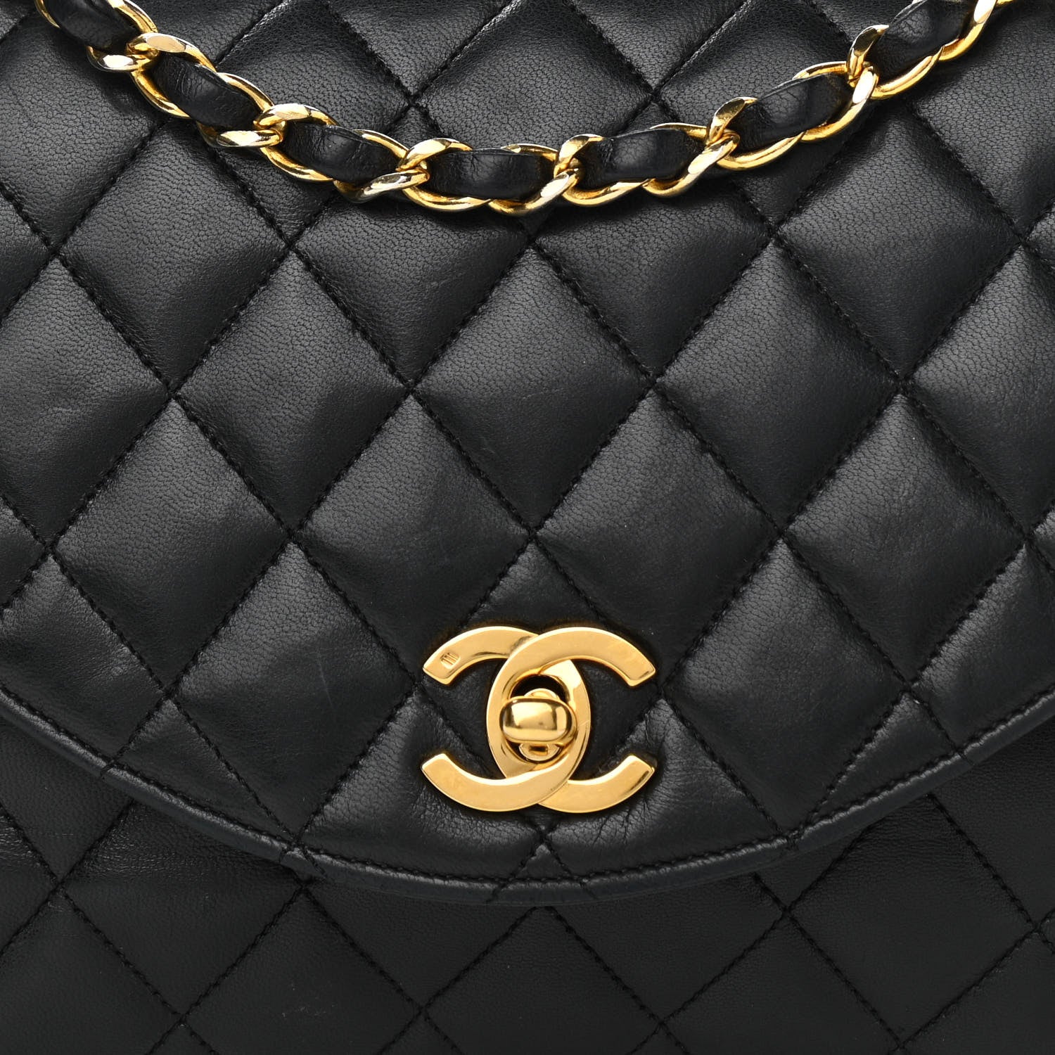 Chanel Lambskin Quilted Small Single Flap Black 8 of 17