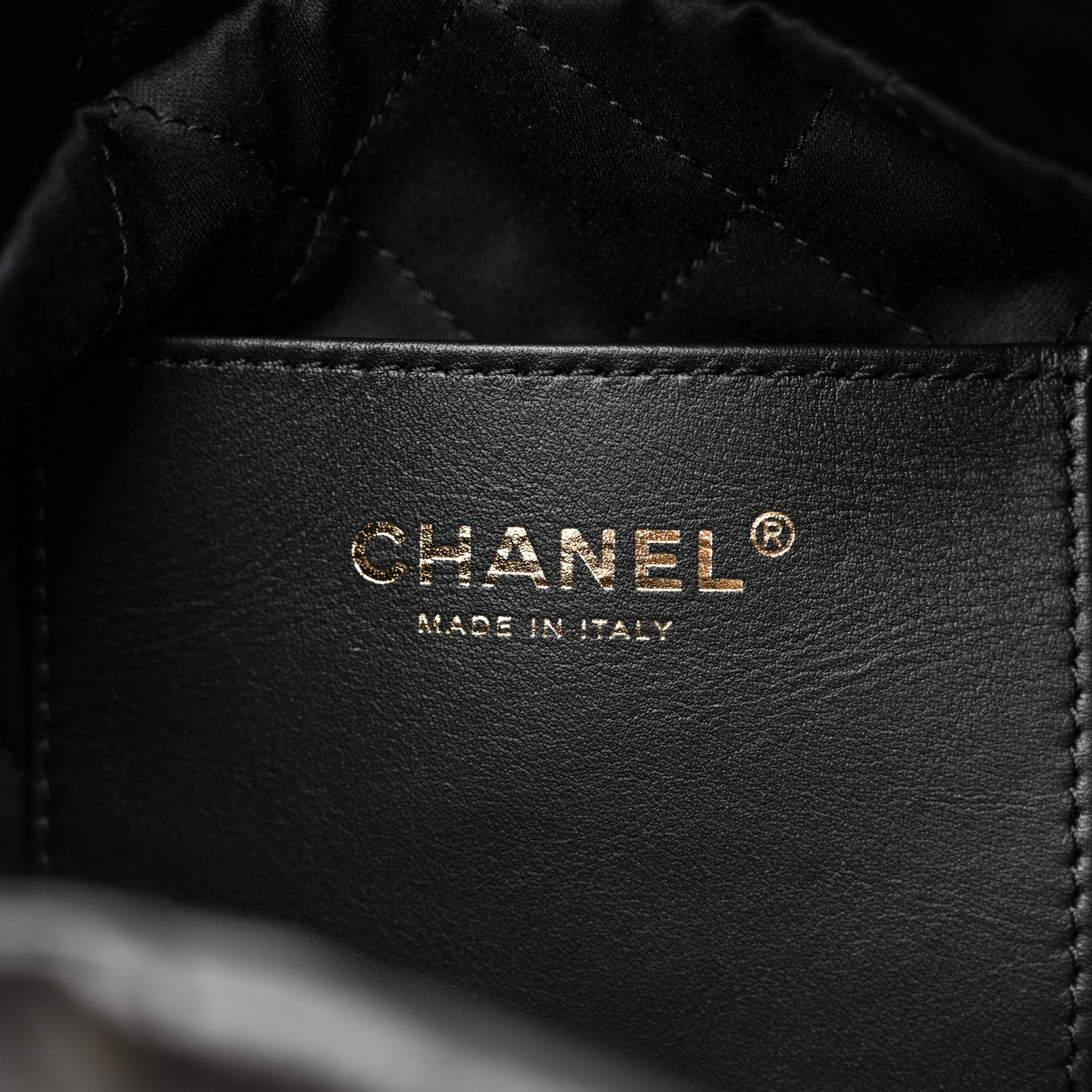 Chanel Shiny Calfskin Quilted Mini Chanel 22 Black 6 of 11