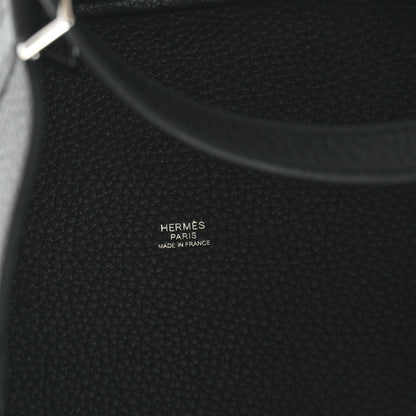 Hermes Taurillon Clemence Picotin Lock 22 MM Black 6 of 8