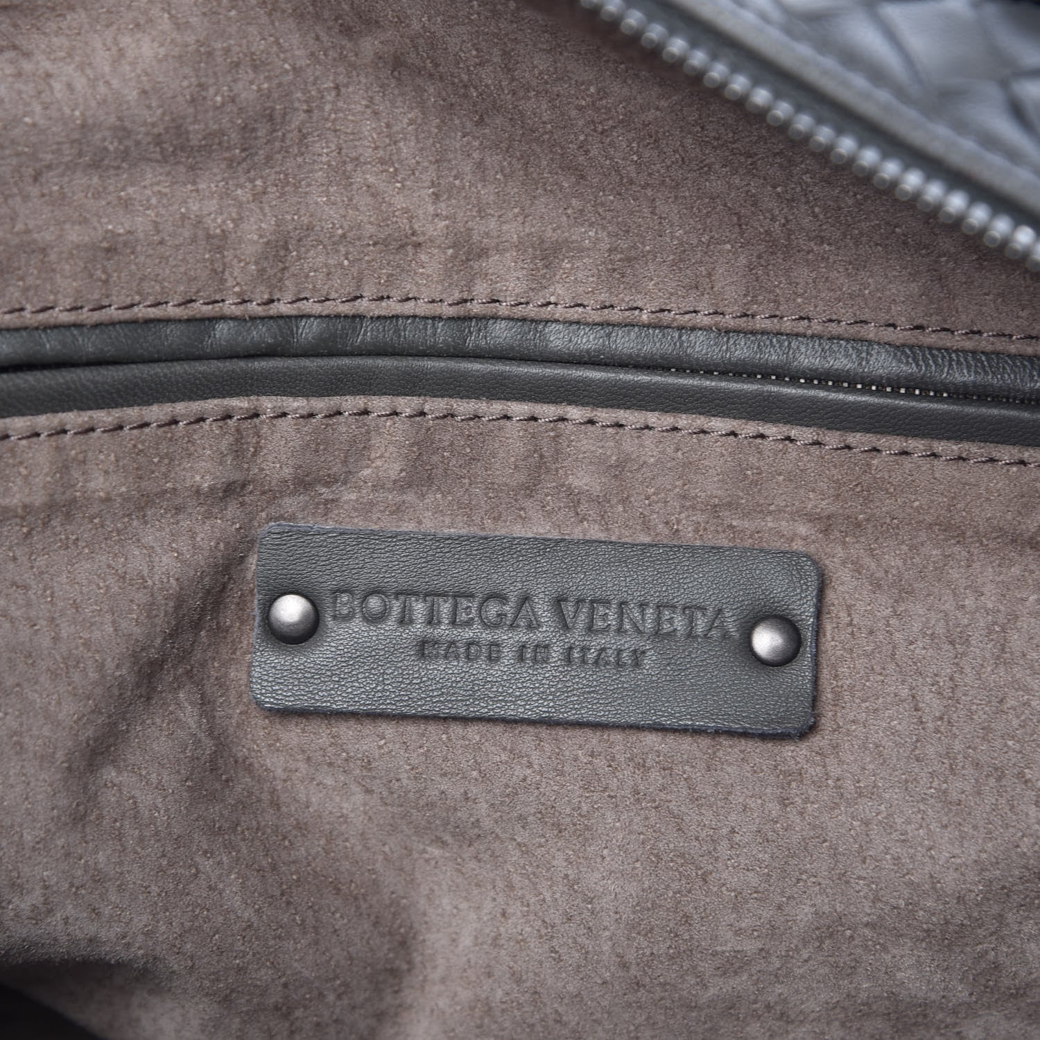 Bottega Veneta Nappa Intrecciato Top Handle Bag Grey 6 of 10