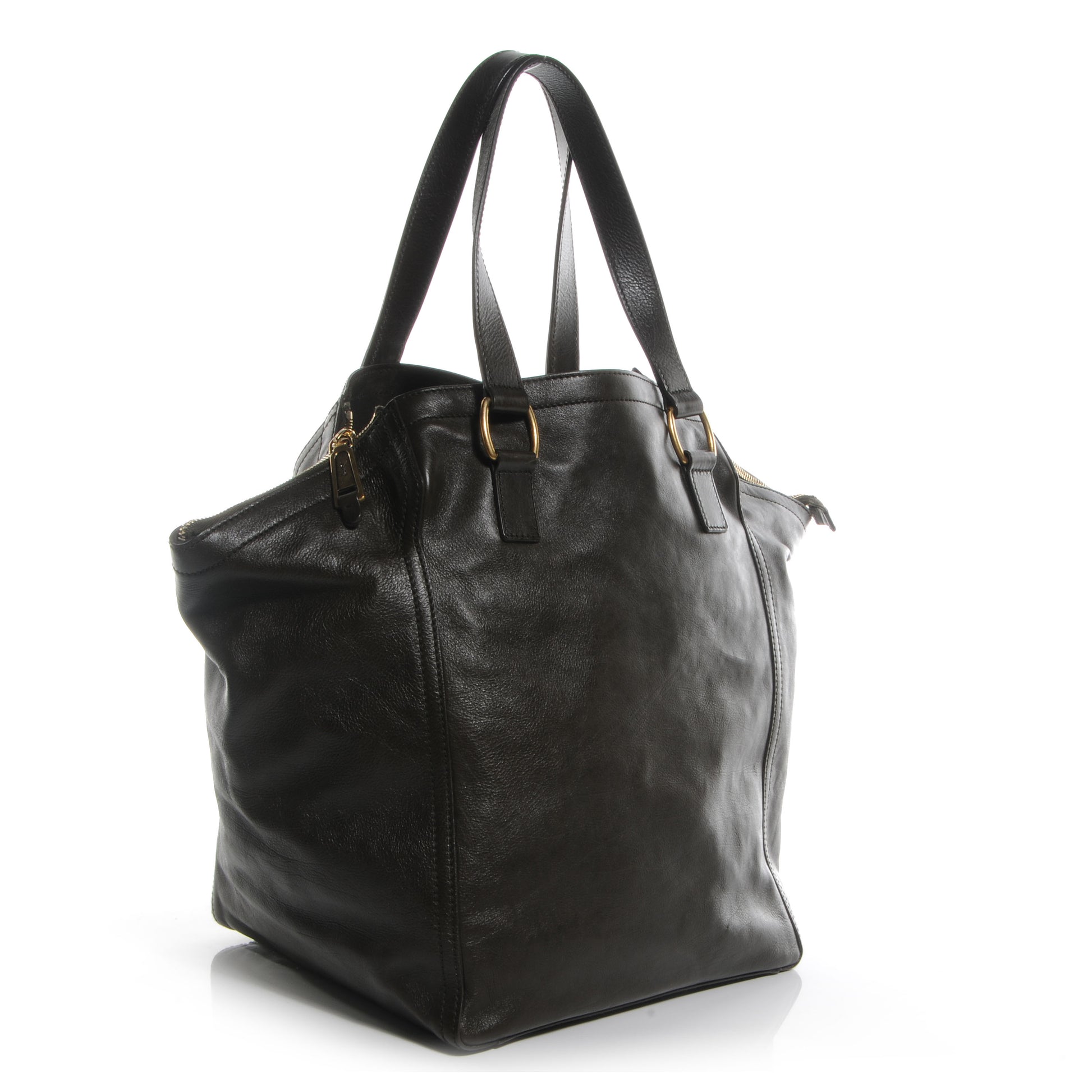 Saint Laurent Medium Downtown Tote Olive 3 of 10