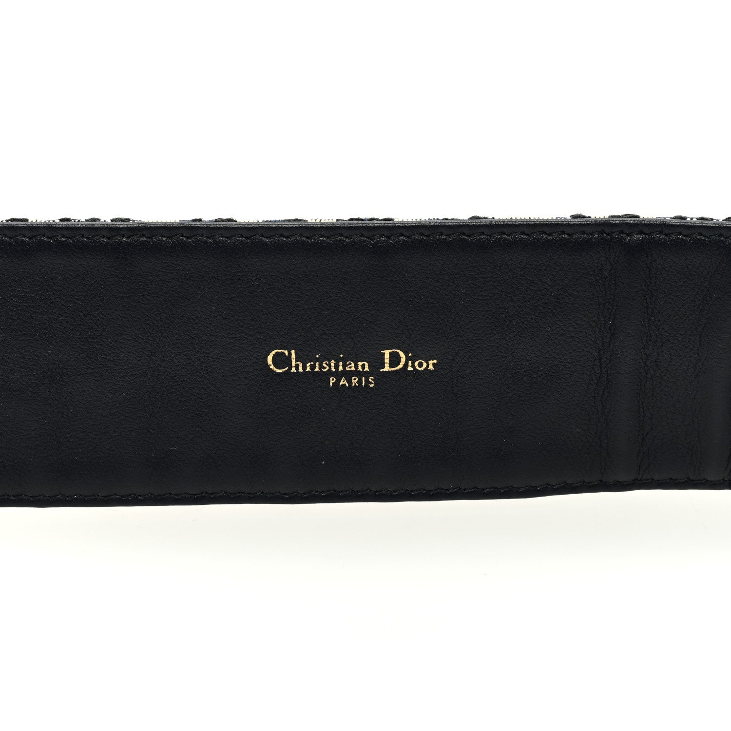 Christian Dior Oblique Diorquake Belt 70 28 Blue Multi 3 of 5