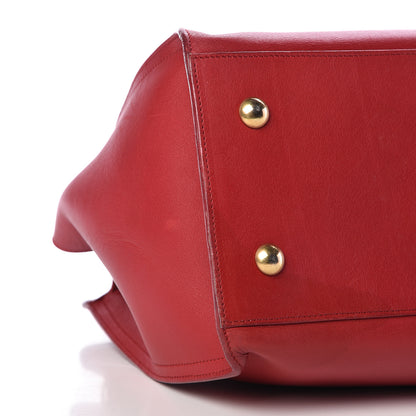 Saint Laurent Calfskin Small Classic Y Cabas Rouge Orient 9 of 19