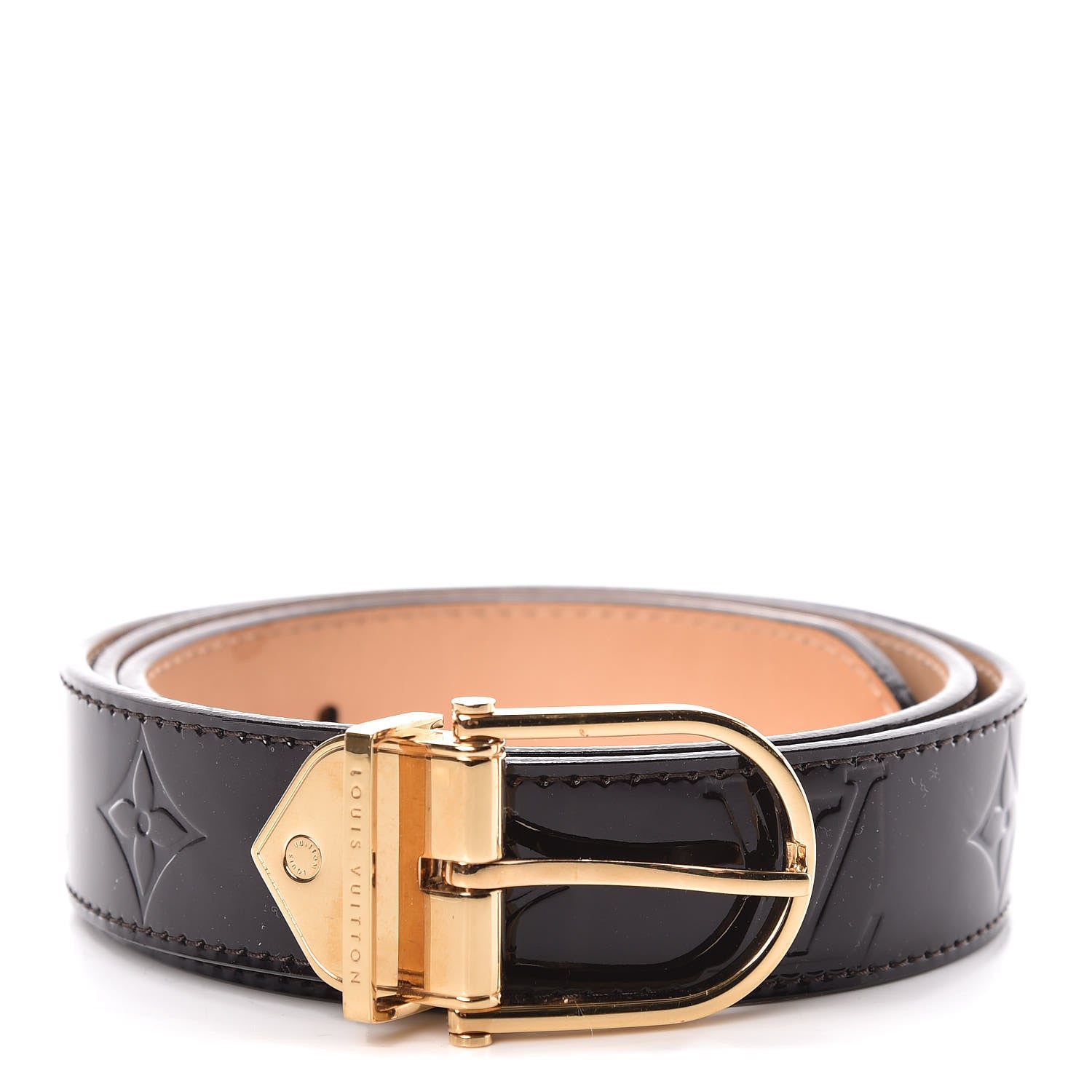 Louis Vuitton Vernis Ceinture 30mm Belt 80 32 Amarante 1 of 9