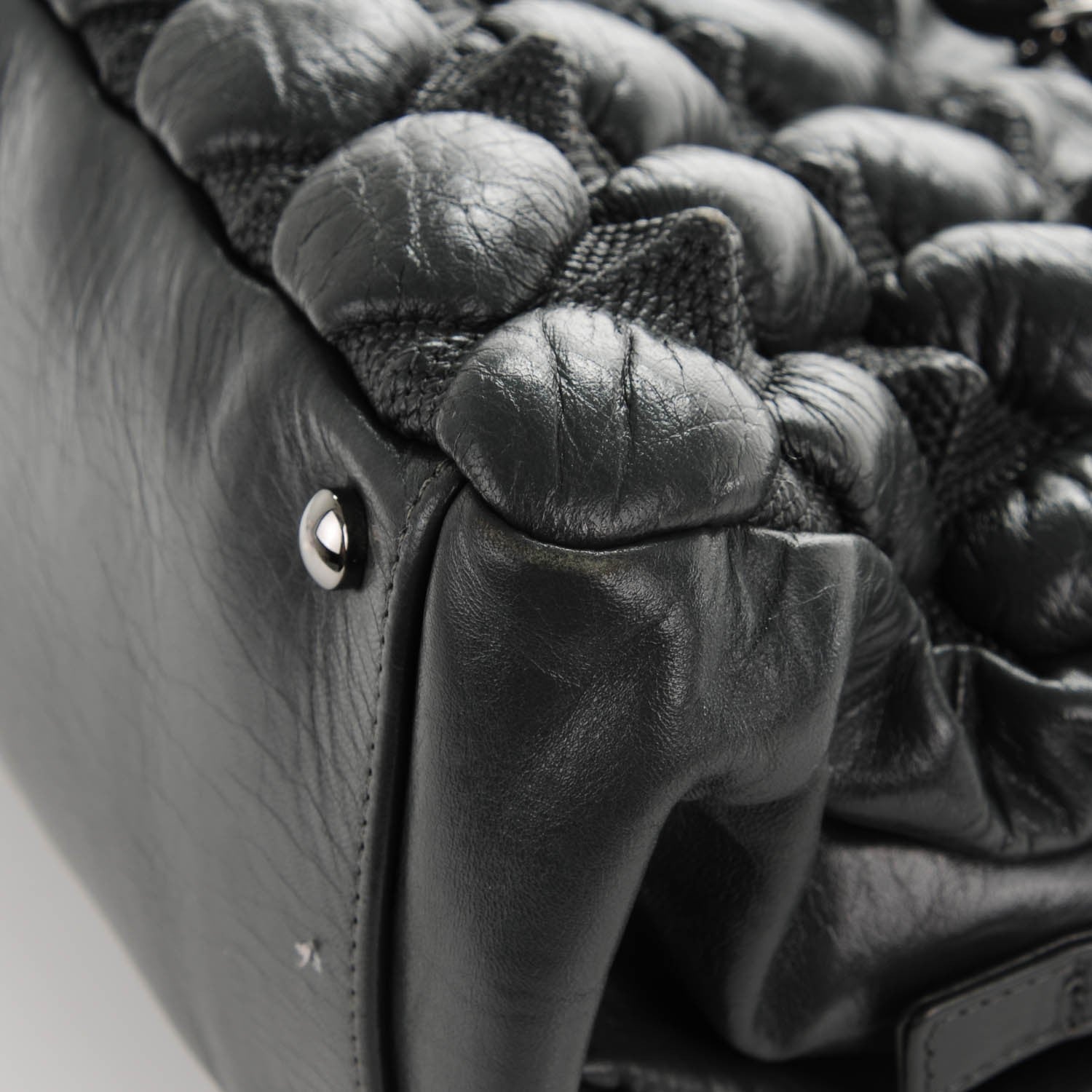 Chanel Lambskin Small Stravinsky Tote Grey 8 of 8