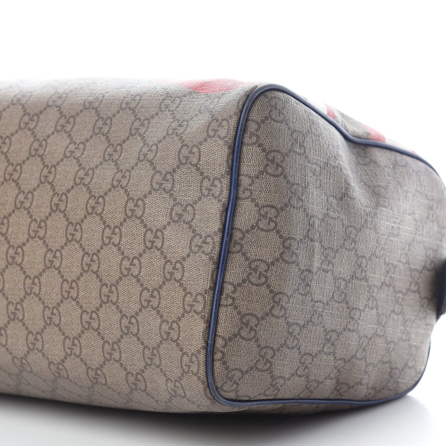 GG Plus Monogram Medium Boston USA Flag Unicef Duffle Blue