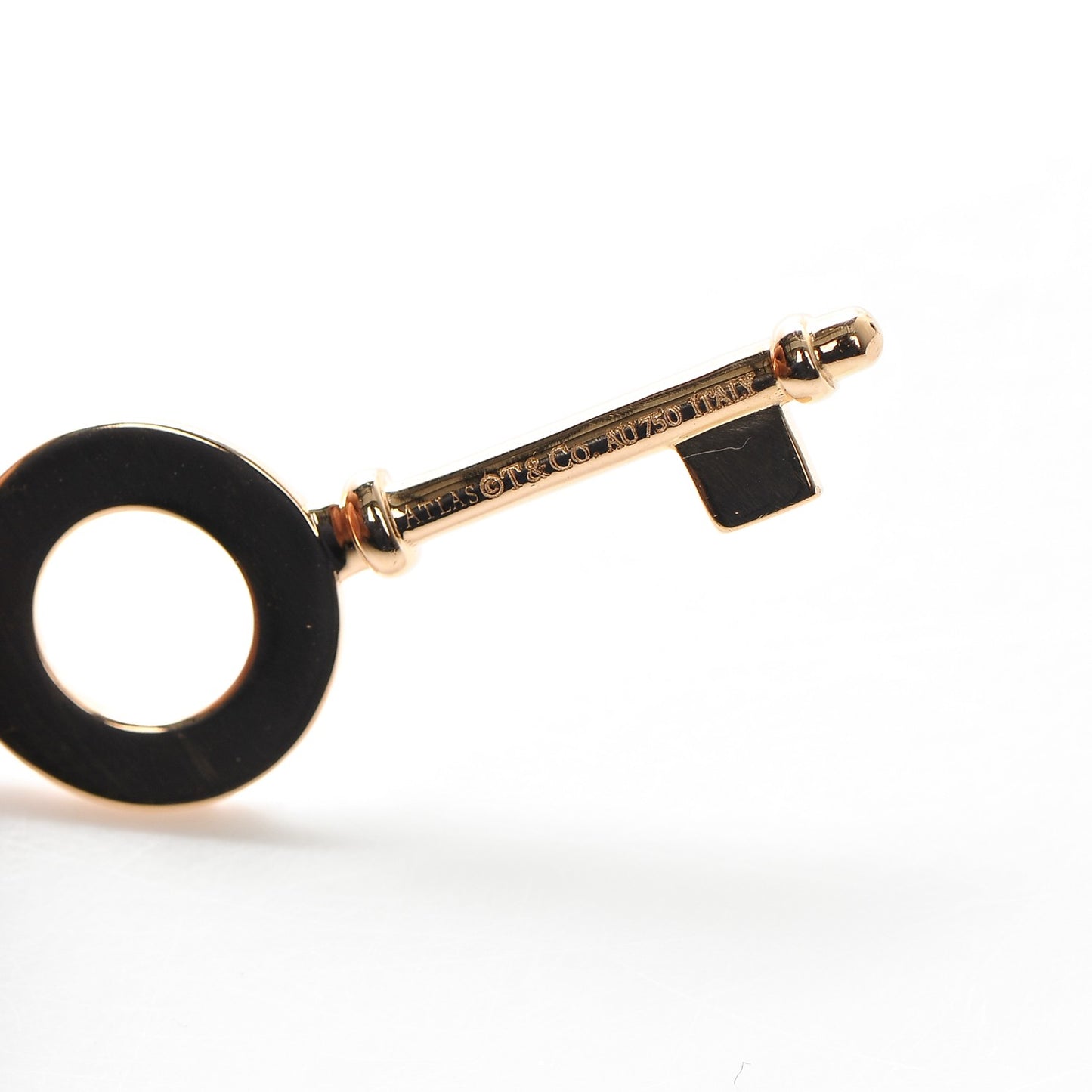 18K Rose Gold Atlas Key Pendant Necklace