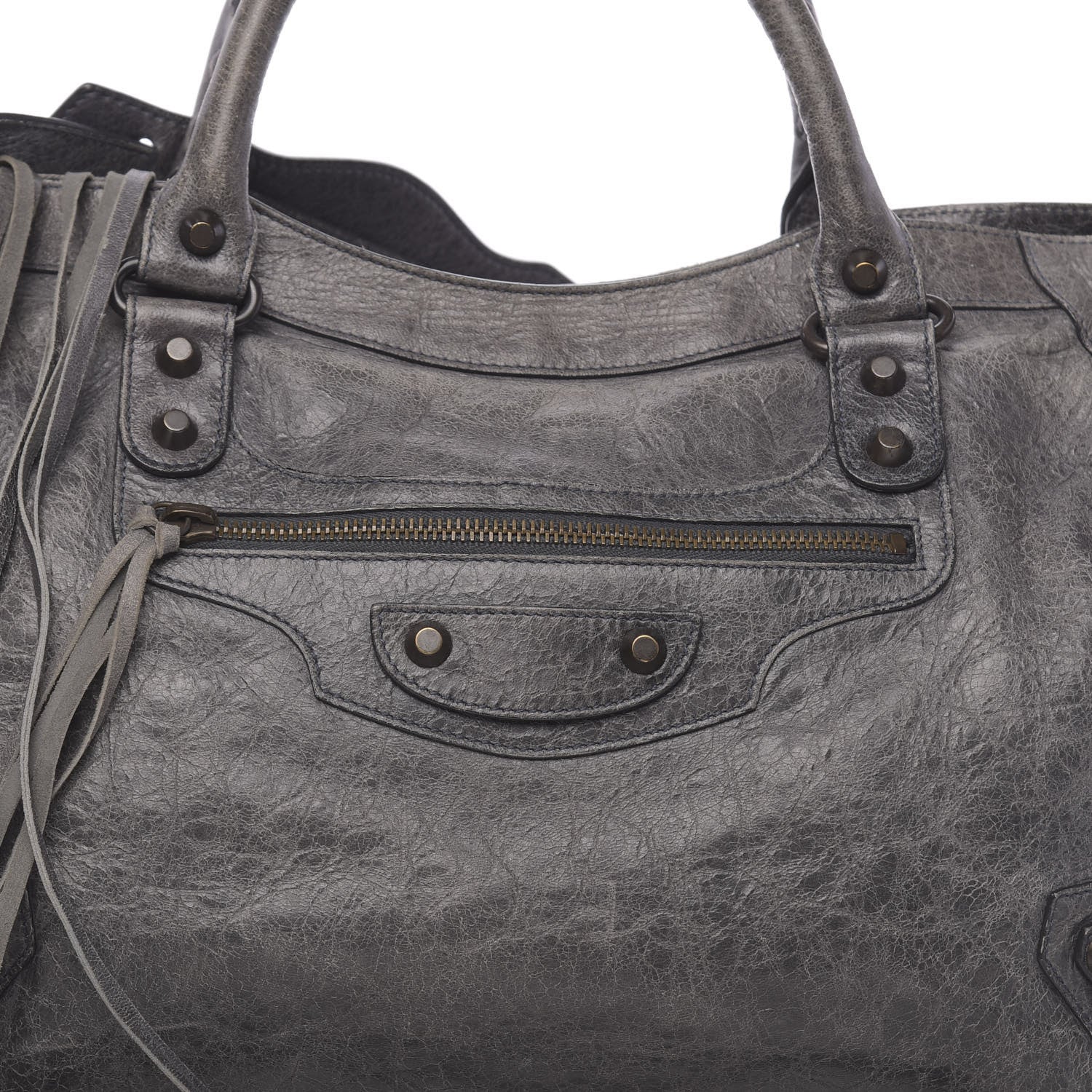 Balenciaga Agneau Classic Hardware City Anthracite 10 of 10
