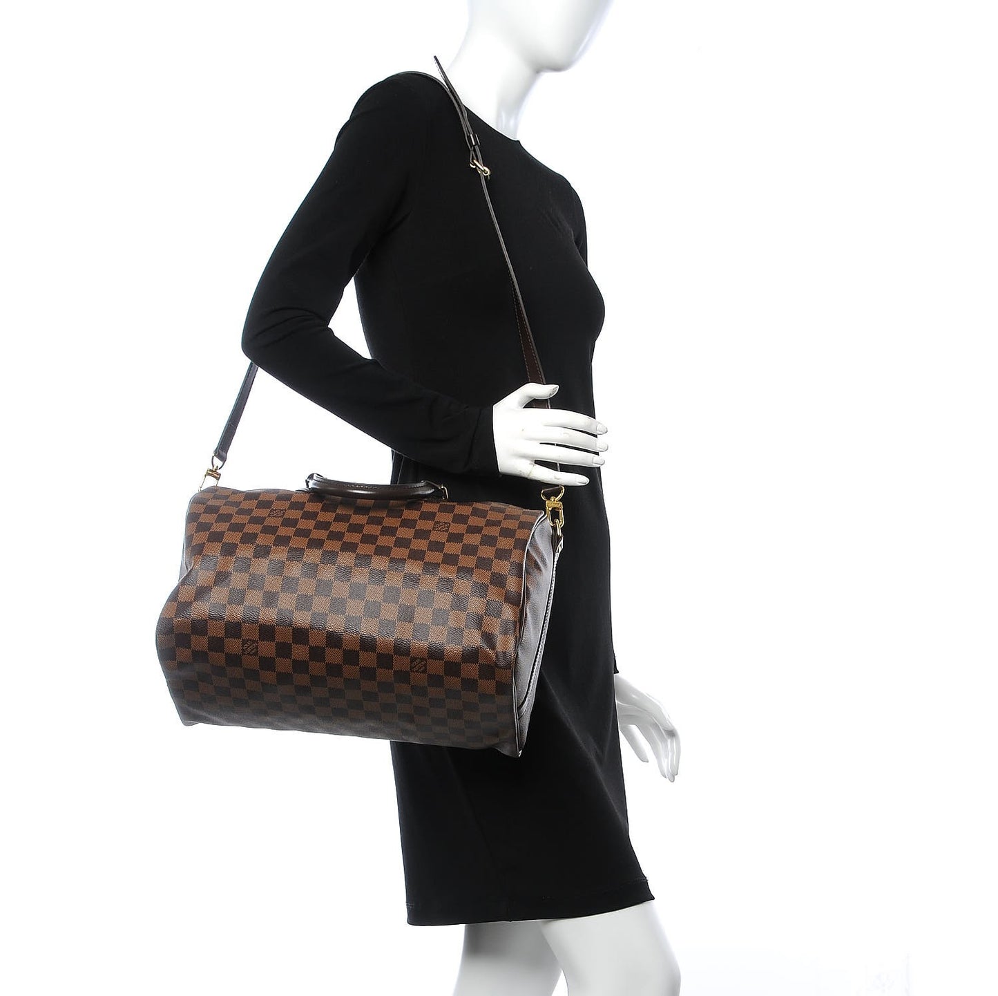 Damier Ebene Speedy Bandouliere 35