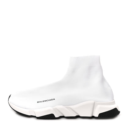 Balenciaga Knit Bi-Color Sole Mens Speed 2.0 Sneakers 45 White 1 of 8