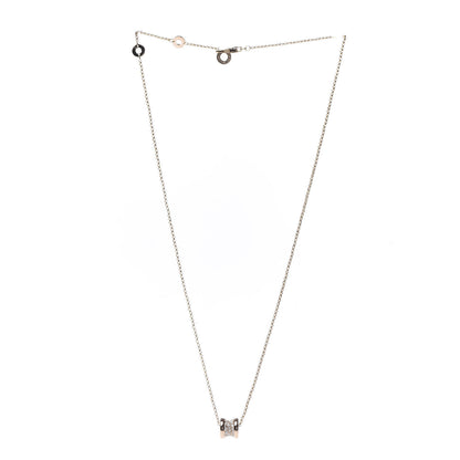 Bulgari 18K Rose Gold Diamond Small B.Zero1 Pave Pendant Necklace 3 of 5
