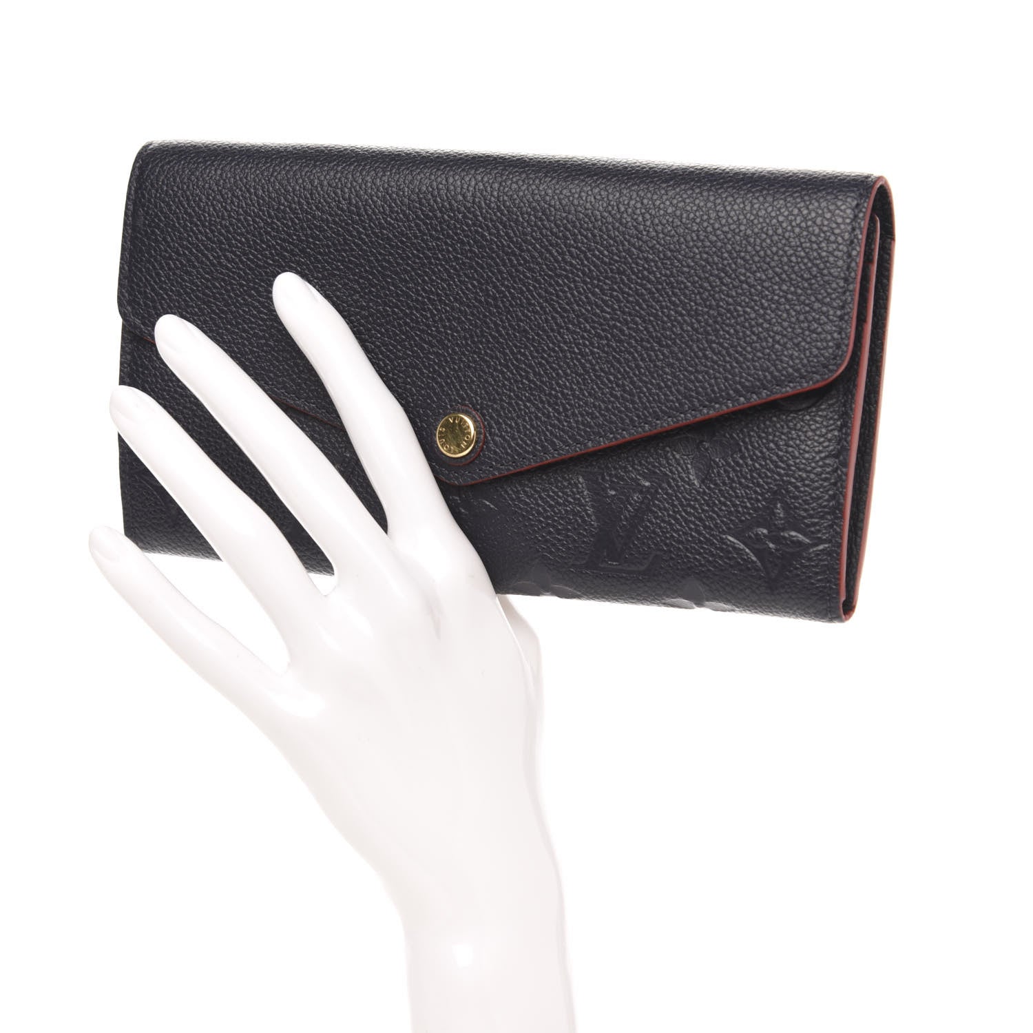 Louis Vuitton Empreinte Sarah Wallet NM Marine Rouge 2 of 8