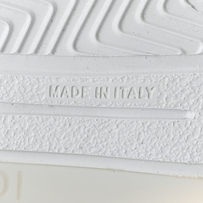 Fendi Fabric Calfskin Rubber Transparent Mens Fendi Flow Low Top Sneakers 9 Grigio Ultra White 8 of 10