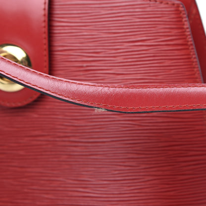 Louis Vuitton Epi Cluny Castillan Red 13 of 15