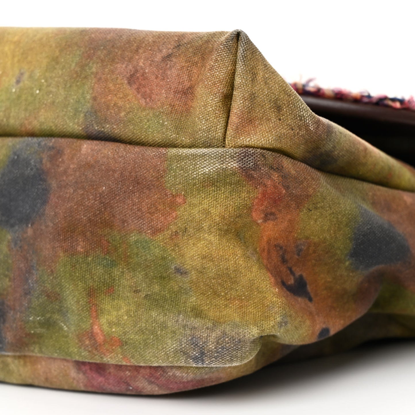 Washed Toile Large Graffiti On The Pavements Messenger Khaki Multicolor