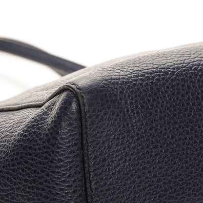 Gucci Dollar Calfskin Small Swing Tote Classic Marine Deep Cobalt 8 of 11