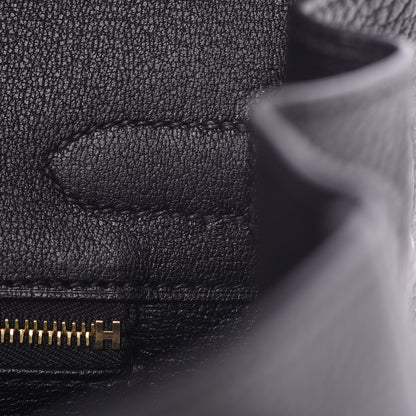 Hermes Togo Matte Alligator Birkin Touch 30 Black 14 of 40