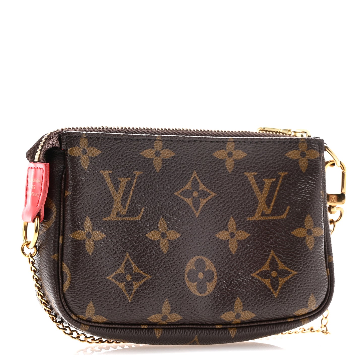 Monogram 2020 Christmas Animation Bumper Cars Mini Pochette Accessories Coquelicot