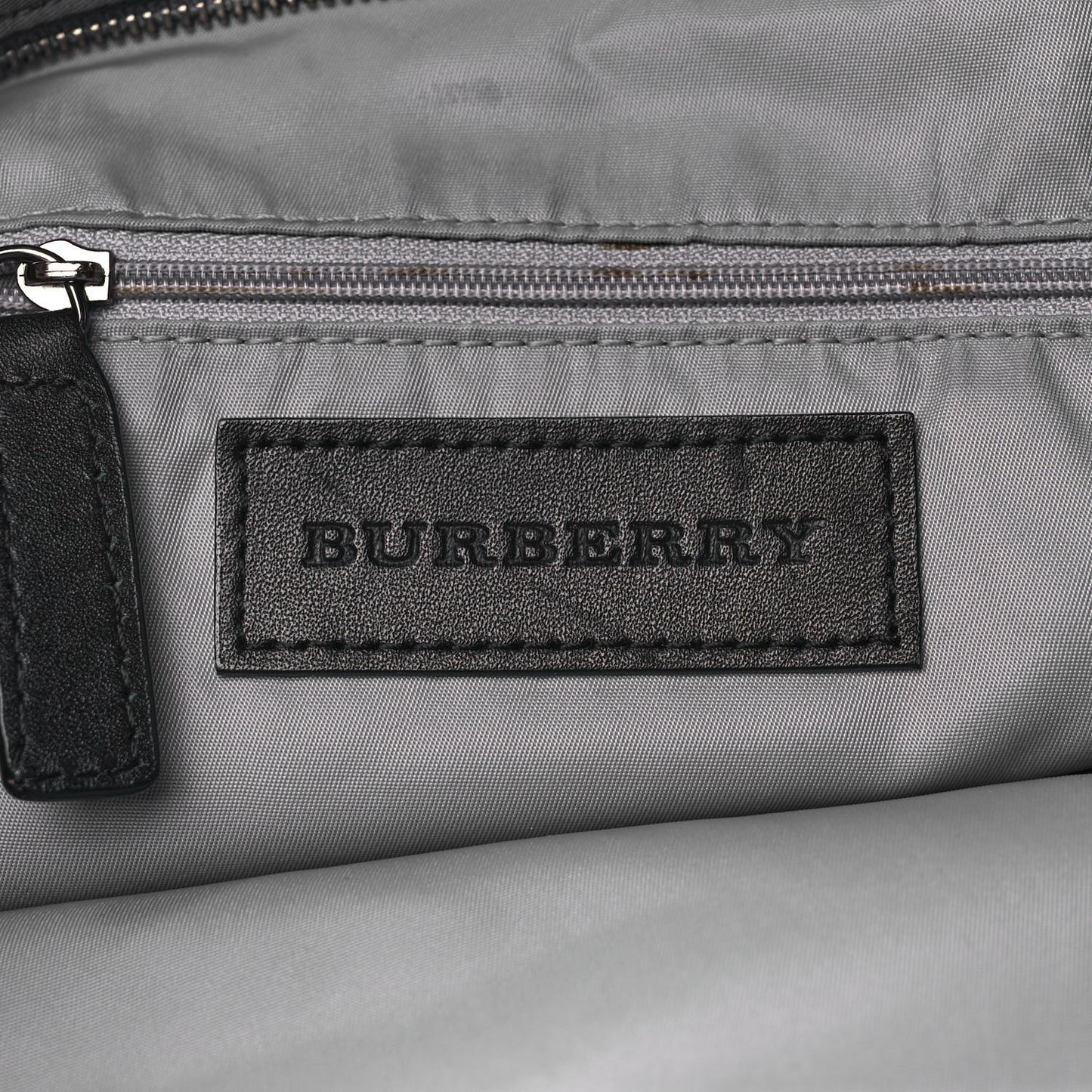 Nylon Check Buckleigh Packable Tote Charcoal