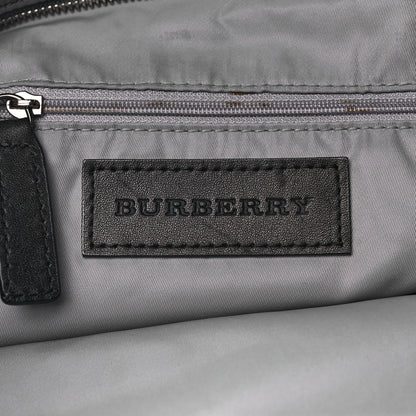 Burberry Nylon Check Buckleigh Packable Tote Charcoal 6 of 12