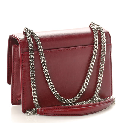 Saint Laurent Calfskin Monogram Sunset Chain Wallet Palissandre 2 of 10