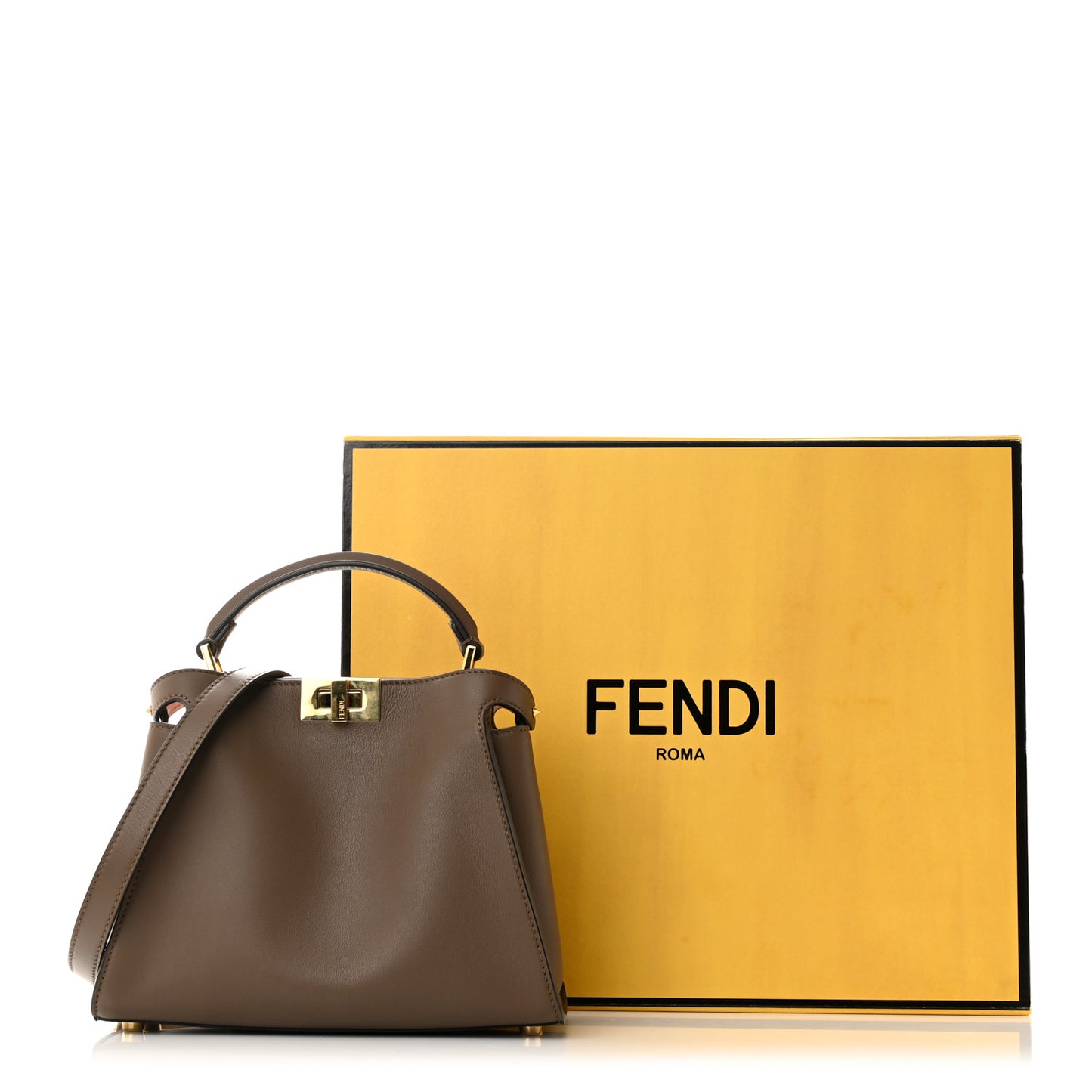 Vitello Tahiti Burro Bi-Color Medium Peekaboo Iconic Essentially Satchel Maya Camelia Confetto