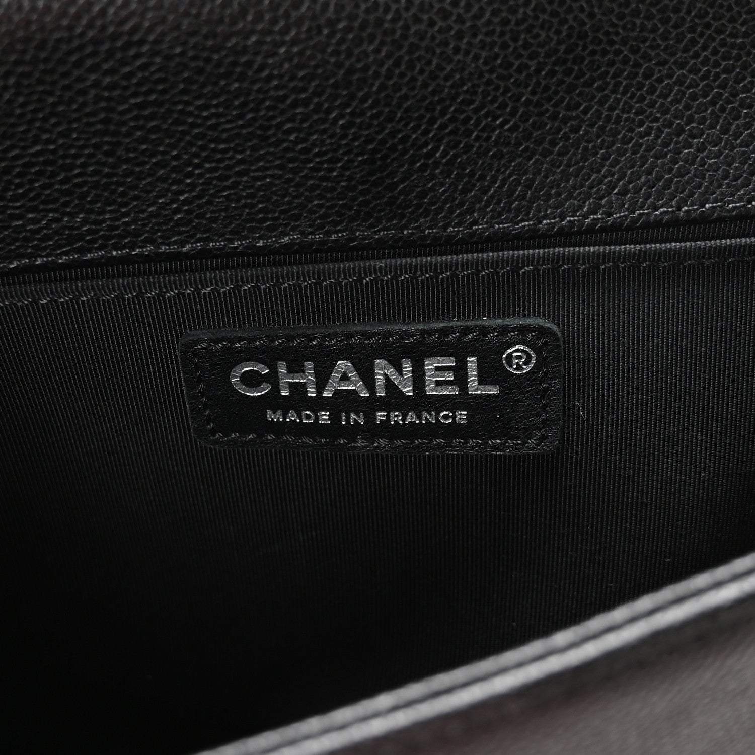 Chanel Caviar Quilted Medium Boy Flap Black 6 of 10