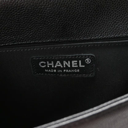 Chanel Caviar Quilted Medium Boy Flap Black 6 of 10