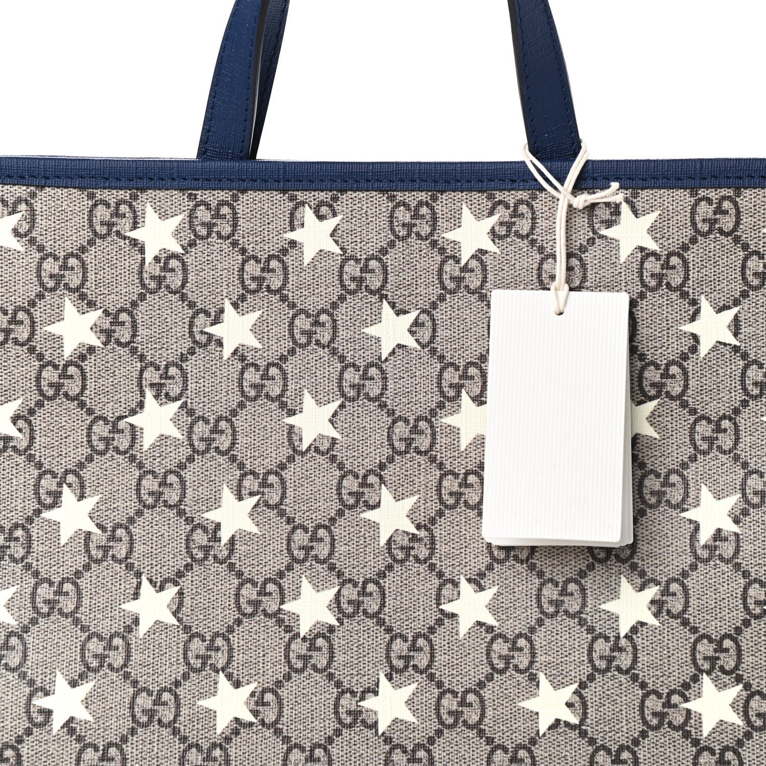 Gucci GG Supreme Monogram Stars Childrens Tote Beige Ebony Yellow Royal 10 of 10