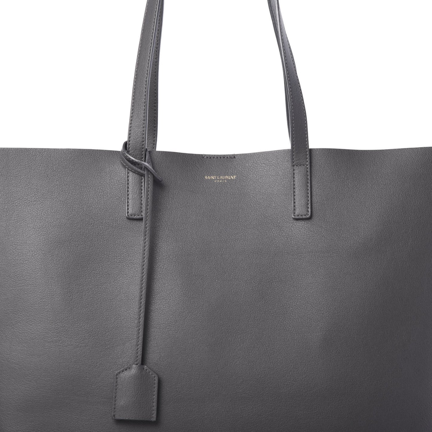 Calfskin Large Shopping Tote Dark Grey