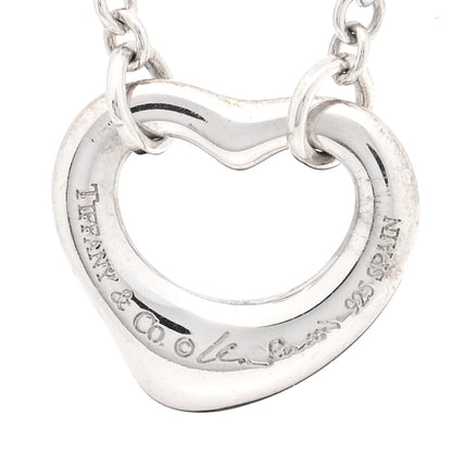 Tiffany Sterling Silver Elsa Peretti Open Heart Bracelet 3 of 3