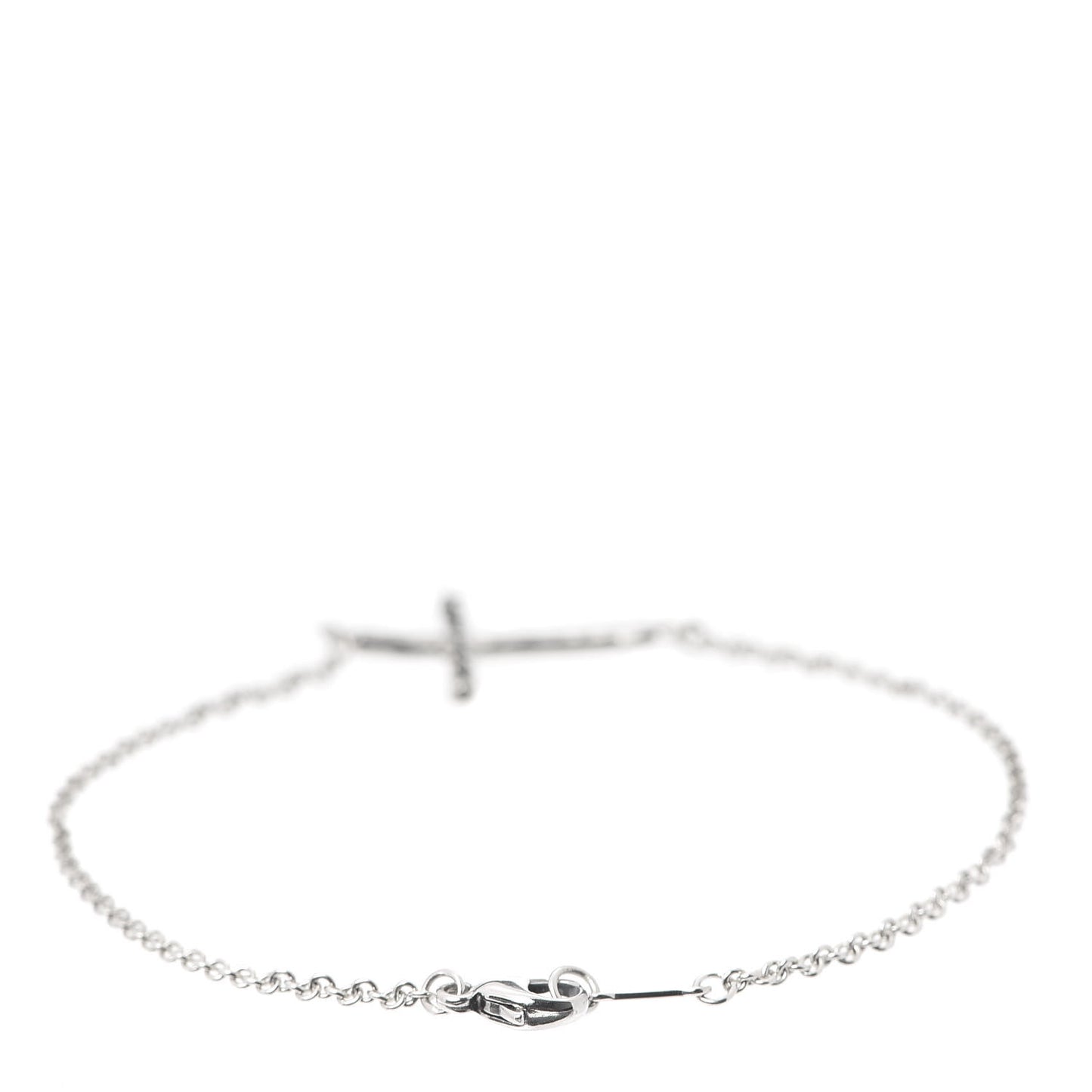 Sterling Silver Paloma Picasso Hammered Cross Bracelet