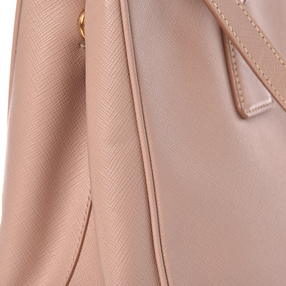 Prada Saffiano Small Galleria Double Zip Tote Cammeo 9 of 12