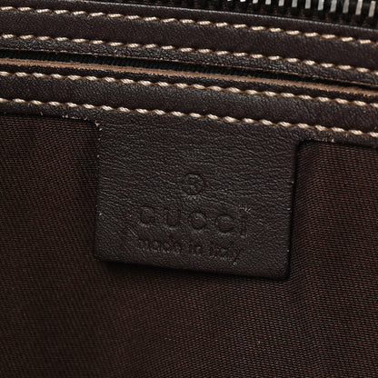 Gucci GG Supreme Monogram Medium Zippered Shopping Tote Dark Brown 5 of 11