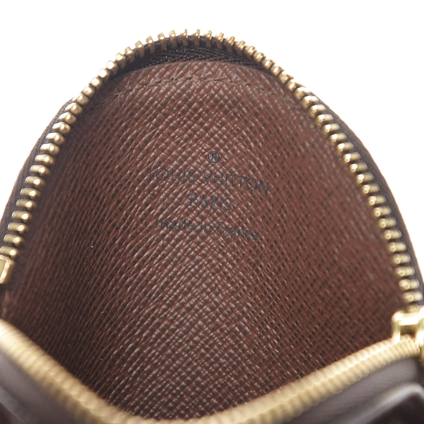 Monogram Round Coin Purse