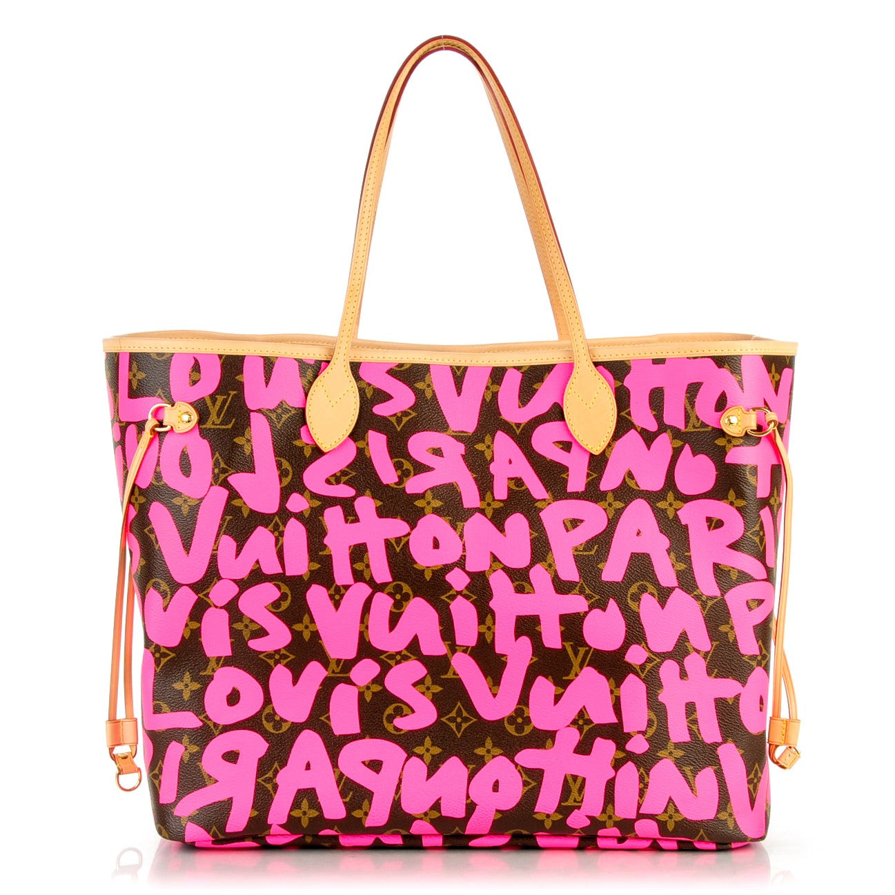 Louis Vuitton Monogram Graffiti Neverfull GM Fuchsia 1 of 6