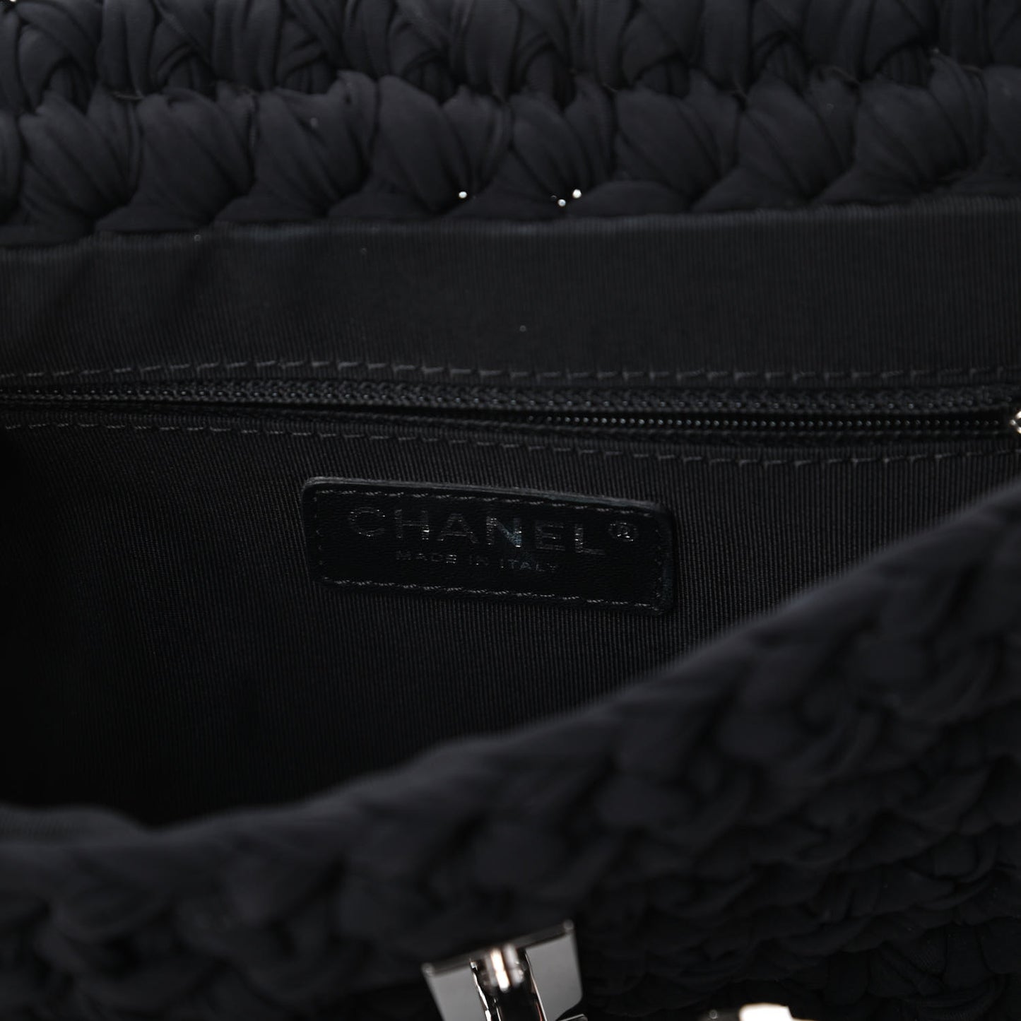 Crochet Fancy Single Flap Black