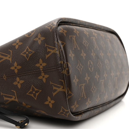 Louis Vuitton Monogram Calfskin Neo Neverfull Inside Out MM Black 9 of 10