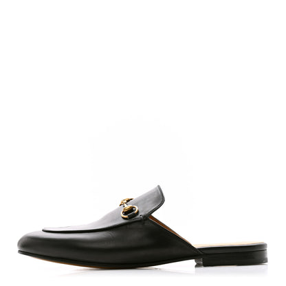 Gucci Calfskin Womens Princetown Slippers 40 Black 1 of 11