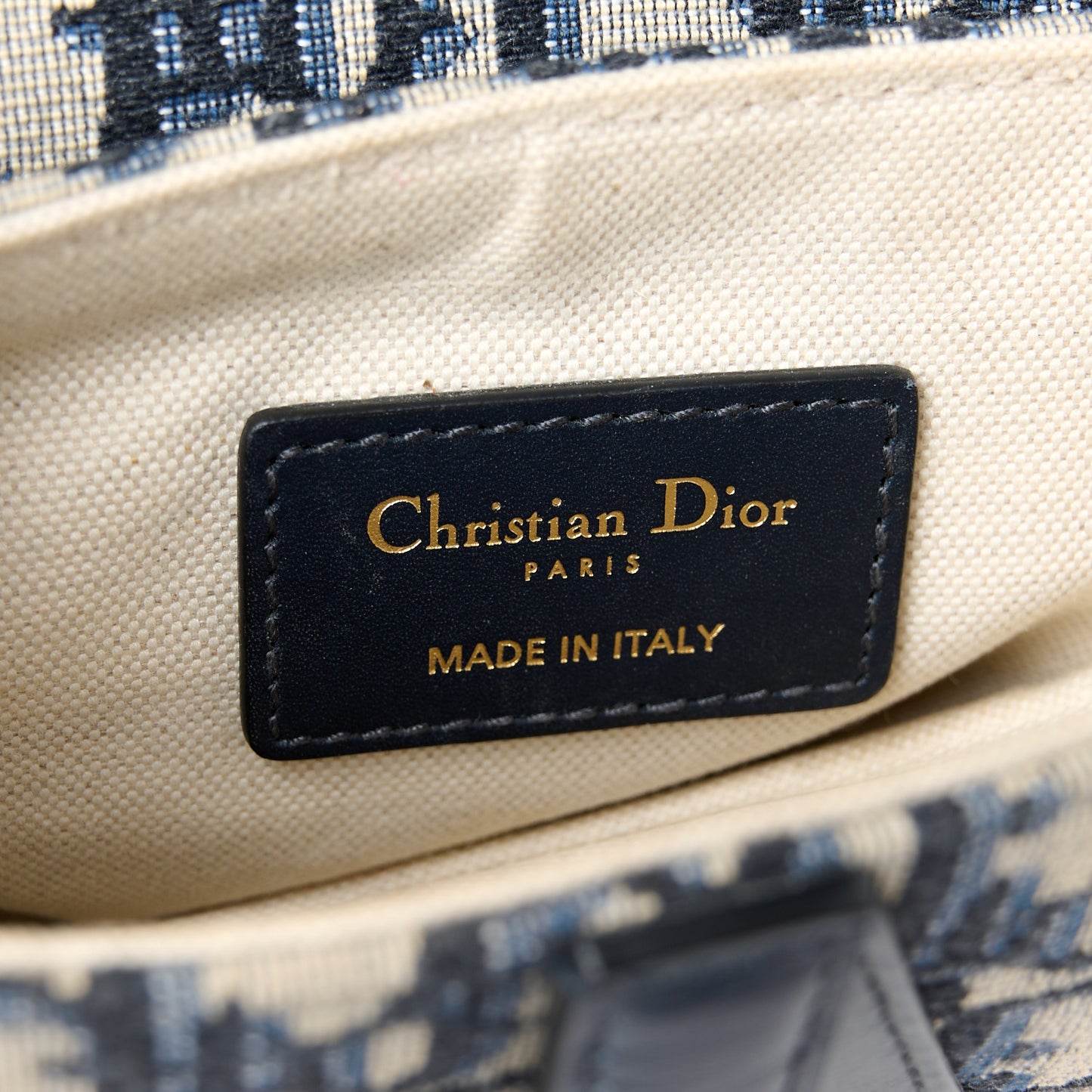 Oblique Mini Saddle Bag Blue