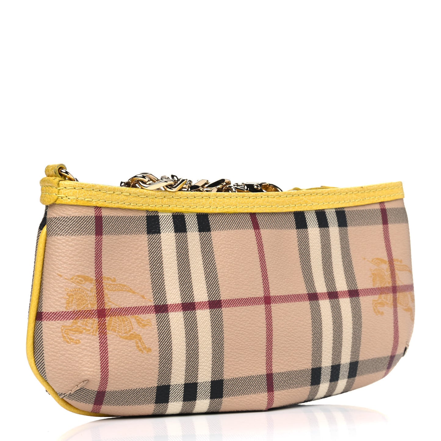 Haymarket Check Clara Pochette Yellow