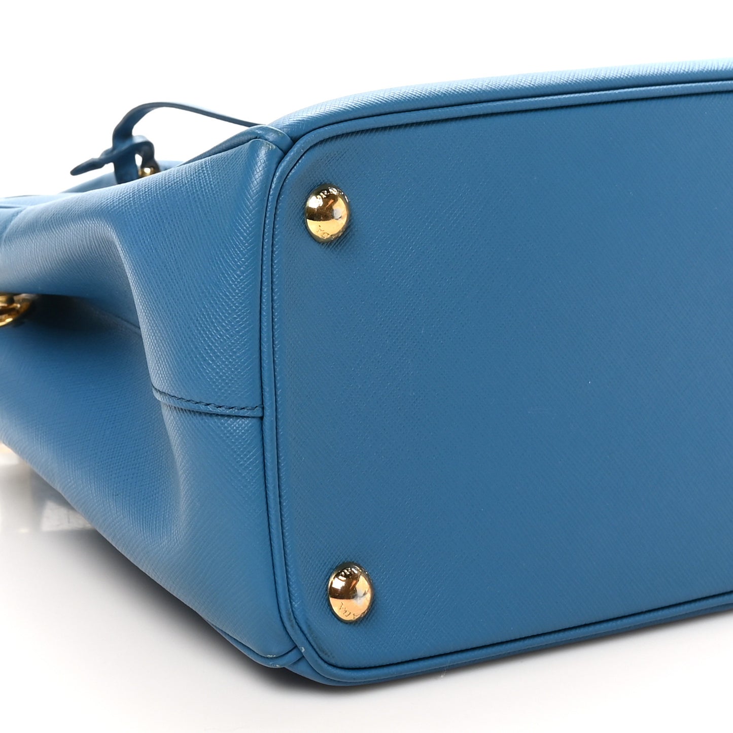 Saffiano Small Galleria Double Zip Tote Cobalto
