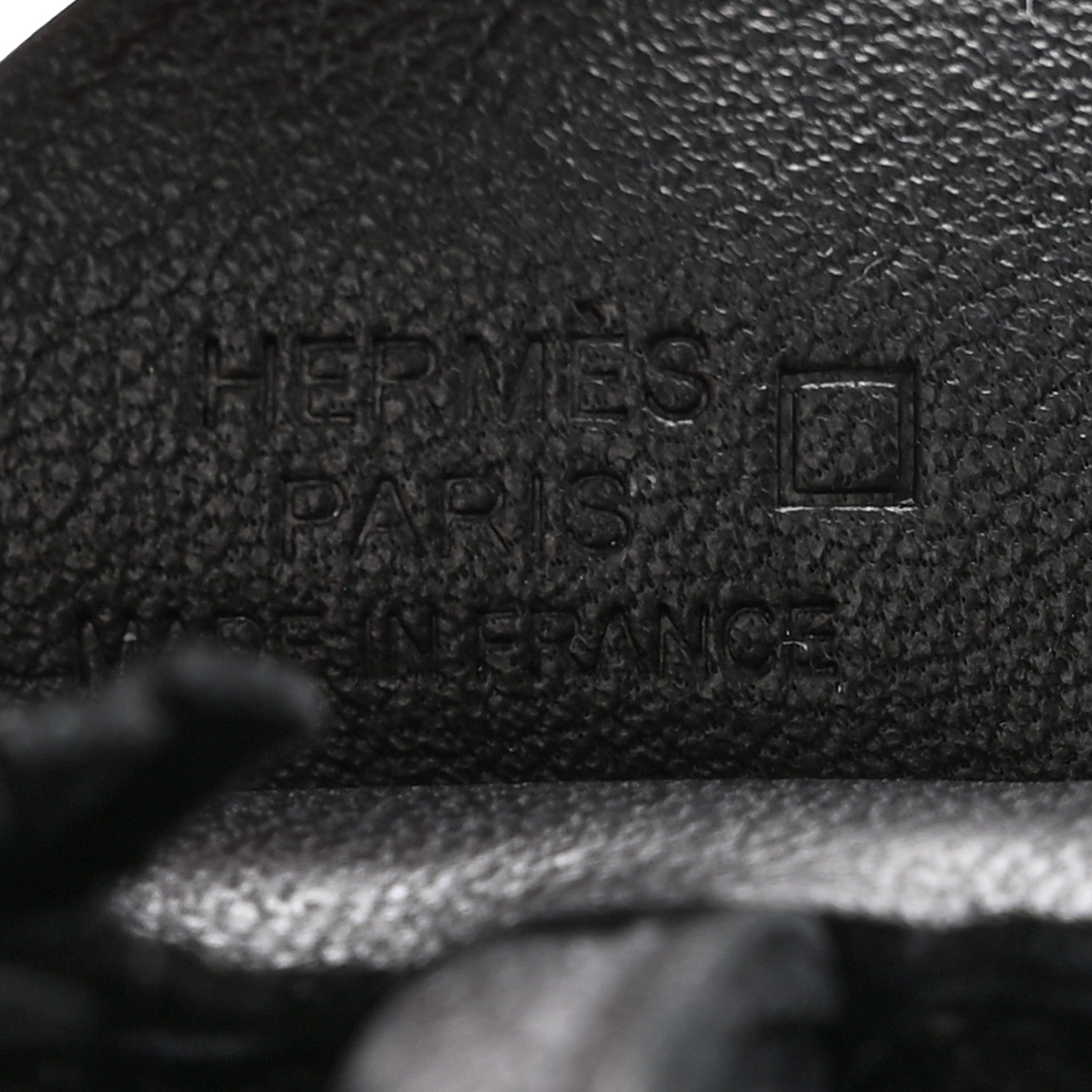 Hermes Milo Lambskin Matte Alligator Touch Grigri Rodeo Pegase Horse Bag Charm PM Black 3 of 5