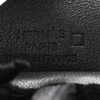 Hermes Milo Lambskin Matte Alligator Touch Grigri Rodeo Pegase Horse Bag Charm PM Black 3 of 5