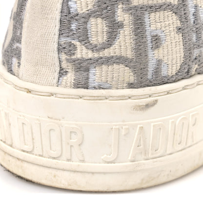 Christian Dior Canvas Oblique Walk'N'Dior Low Top Sneakers 38 Grey Stone 11 of 11